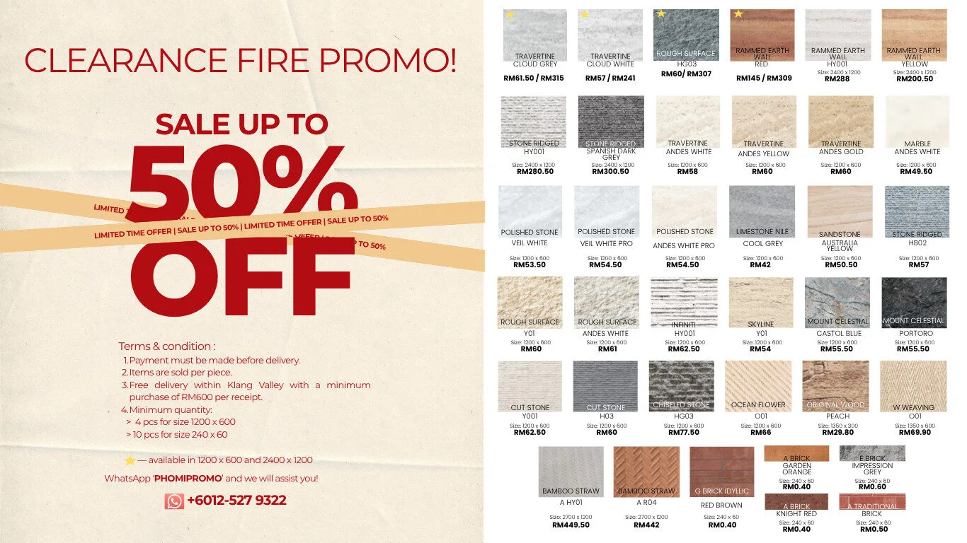 phomi clearance promo